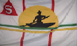 Bandeira do município de Salto da Divisa-MG